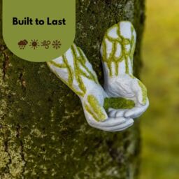 Marco Paul Giving Open Hands Wall Mounted Bird Feeder in Stone - thumbnail 8