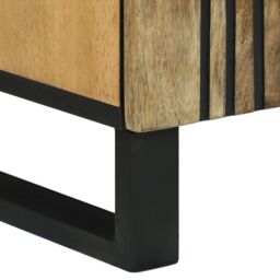 Berkfield Home Sideboard - 60 x 33.5 x 75 cm, crafted from solid mango wood in Brown - Size: 60 x 33.5 x 75 cm - thumbnail 8