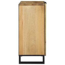 Berkfield Home Sideboard - 60 x 33.5 x 75 cm, crafted from solid mango wood in Brown - Size: 60 x 33.5 x 75 cm - thumbnail 4