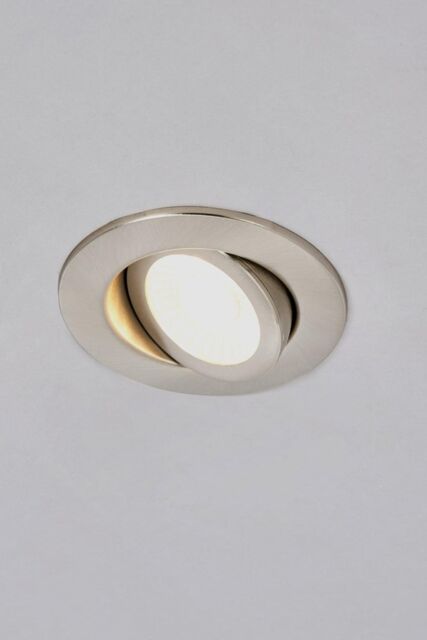 BHS Lighting Hudson Circular Adjustable Spot Light in Silver - image 1