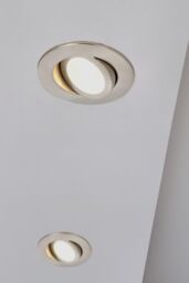 BHS Lighting Hudson Circular Adjustable Spot Light in Silver - thumbnail 4