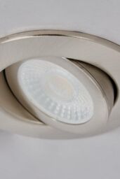 BHS Lighting Hudson Circular Adjustable Spot Light in Silver - thumbnail 3