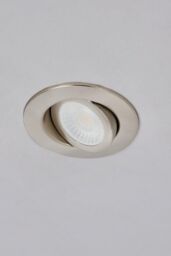 BHS Lighting Hudson Circular Adjustable Spot Light in Silver - thumbnail 2