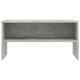 Berkfield Home TV Cabinet Concrete Grey 80x40x40 cm Engineered Wood - Size: 80 x 40 x 40 cm - thumbnail 4