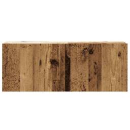Berkfield Home Classic 5 Piece TV Cabinet Set Wall-mounted Old Wood Engineered Wood in Brown - thumbnail 5