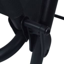 Berkfield Home Folding Garden Chairs 2 pcs Texilene Black - thumbnail 7