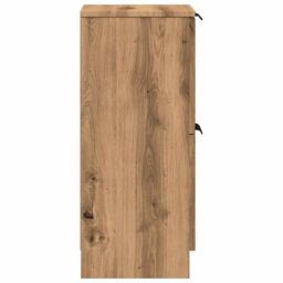 Berkfield Home Sideboards 2 pcs Artisan Oak 30x30x70 cm Engineered Wood in Brown - Size: 30 x 30 x 70 cm - thumbnail 6