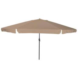 Berkfield Home Garden Parasol √∏395x245 cm Taupe - Size: 395x245 cm - thumbnail 2
