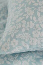Helena Springfield 'Rosebud' Brushed Cotton Duvet Cover Set in Aqua - Size: Single - thumbnail 5