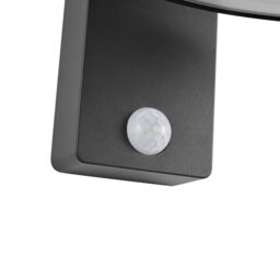 Nordlux Modern Outdoor Wall Light Black Metal Sensor SolarLed - Battery, IP44 - thumbnail 4