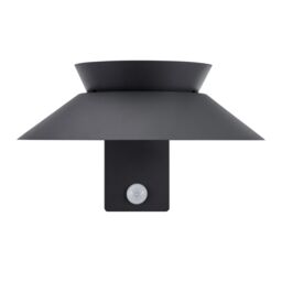 Nordlux Modern Outdoor Wall Light Black Metal Sensor SolarLed - Battery, IP44 - thumbnail 2