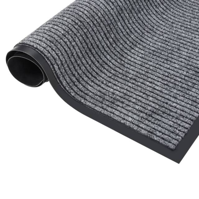 Berkfield Home Doormat Striped Grey 80x120 cm - image 1
