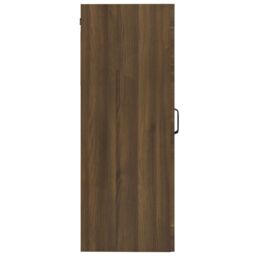 Berkfield Home Hanging Wall Cabinet Brown Oak 69.5x34x90 cm - thumbnail 4
