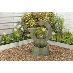 Altico Garden Products Ltd Verona Water Feature - L3.4 x W6.3 x H11.7 cm in Grey - thumbnail 2