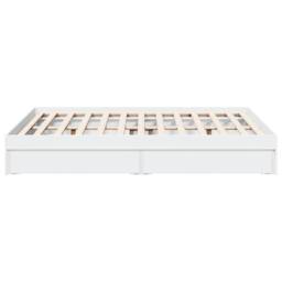 Berkfield Home Bed Frame with Drawers without Mattress White 140x190 cm - thumbnail 5