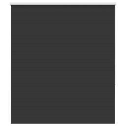 Berkfield Home Roller Blind Blackout Black 120x150 cm Fabric Width 116.6 cm Polyester - thumbnail 1