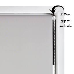 Furnished Black Daylight Roller Blinds - Trimmable Window Shade - Size: 115 cm width x 165 cm drop - thumbnail 5