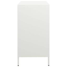 Berkfield Home Sideboard White 68x39x73.5 cm Cold-rolled Steel - thumbnail 6