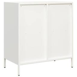 Berkfield Home Sideboard White 68x39x73.5 cm Cold-rolled Steel - thumbnail 7