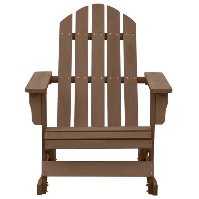 Berkfield Home Garden Rocking Chair Wood Brown - image 1