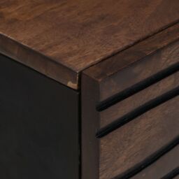 Berkfield Home Coffee Table - 100x54x40 cm, solid & engineered wood in Brown - Size: 100 x 54 x 40 cm - thumbnail 6