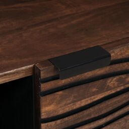 Berkfield Home Coffee Table - 100x54x40 cm, solid & engineered wood in Brown - Size: 100 x 54 x 40 cm - thumbnail 7