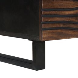Berkfield Home Coffee Table - 100x54x40 cm, solid & engineered wood in Brown - Size: 100 x 54 x 40 cm - thumbnail 8