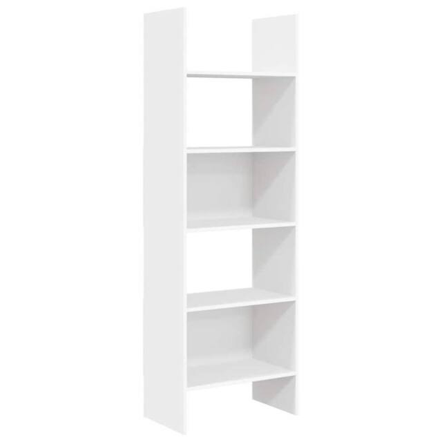 Berkfield Home Book Cabinet White 60x35x180 cm Engineered Wood - Size: 60 x 35 x 180 cm - image 1