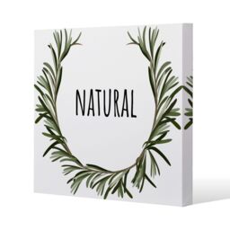 Benjamin Tate Design Natural (Canvas Print) / 114 x 114 x 4cm - Size: 114 x 114 x 4 cm - thumbnail 1