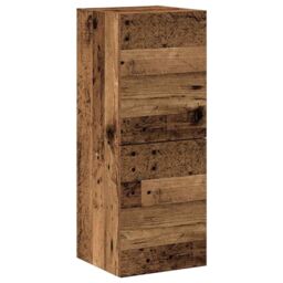 Berkfield Home 4 Piece TV Cabinet Set Wall-mounted Old Wood Engineered Wood in Brown - thumbnail 6