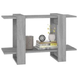 Berkfield Home Book Cabinet/Room Divider Grey Sonoma 80x30x51 cm - Size: 80 x 30 x 51 cm - thumbnail 4