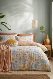 Fusion 'Soleil' Fleece Throw in Coral - Size: 120 cm x 150 cm - thumbnail 4