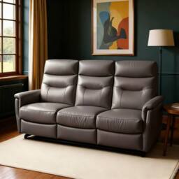 Home Garden Direct Medusa Recliner Sofa Set Power Reclining Sofas in Grey - Size: 3 Seater - thumbnail 6