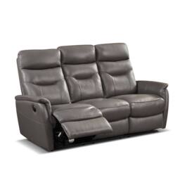 Home Garden Direct Medusa Recliner Sofa Set Power Reclining Sofas in Grey - Size: 3 Seater - thumbnail 7
