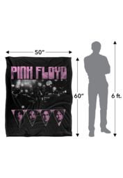 Pink Floyd Heads Silky Touch Super Soft Throw Blanket 152 X 127 cm in White - thumbnail 5