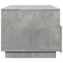 Berkfield Home Coffee Table with LED Lights Concrete Grey 90x49x40 cm - Size: 90 x 49 x 40 cm - thumbnail 6