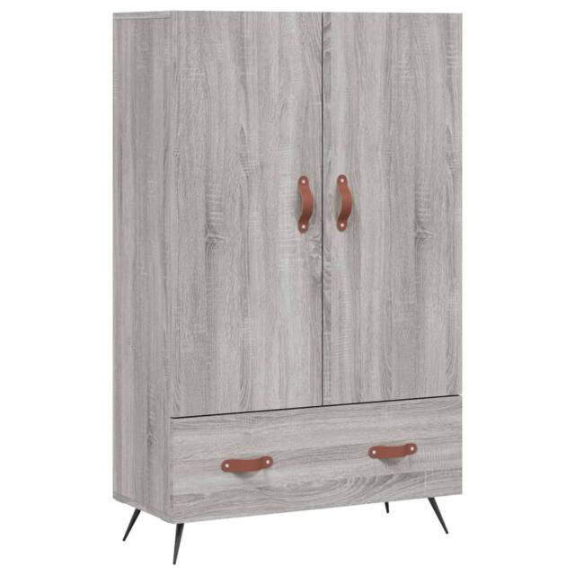 Berkfield Home Highboard Grey Sonoma 69.5x31x115 cm Engineered Wood - image 1