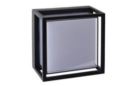 Lucide 'SINGA' Non Dimmable Stylish Water Resistant Outdoor LED Wall Light in Black - thumbnail 2