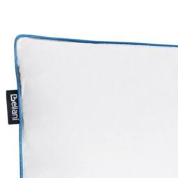 Wyld and Coco Low Duck Feather & Down Pillow 80 x 80 cm Premium Cotton in White - Size: King Pillow Case - thumbnail 6