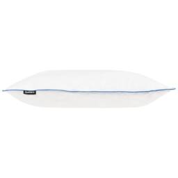 Wyld and Coco Low Duck Feather & Down Pillow 80 x 80 cm Premium Cotton in White - Size: King Pillow Case - thumbnail 3