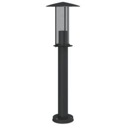 Berkfield Home Outdoor Floor Lamps 3pcs Black 60 cm Stainless Steel - thumbnail 5