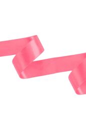 Neel Blue Double Sided Satin Polyester Ribbon Roll, 50mm x 10 Metres in Pink - thumbnail 1