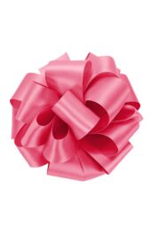Neel Blue Double Sided Satin Polyester Ribbon Roll, 50mm x 10 Metres in Pink - thumbnail 2