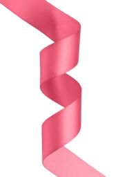 Neel Blue Double Sided Satin Polyester Ribbon Roll, 50mm x 10 Metres in Pink - thumbnail 3