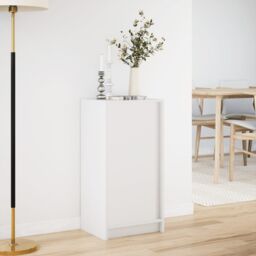 Berkfield Home Sideboard with LED White 42.5x34x85 cm Engineered Wood - thumbnail 4