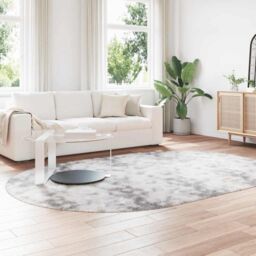 Berkfield Home Shaggy Rug High Pile NAVARRA Light Grey 300x200 cm Polyester - Size: Medium - thumbnail 3