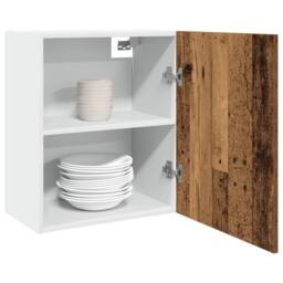 Berkfield Home Hanging Cabinet Old Wood 50x31x60 cm Engineered Wood in Brown - Size: 50 x 31 x 60 cm - thumbnail 2