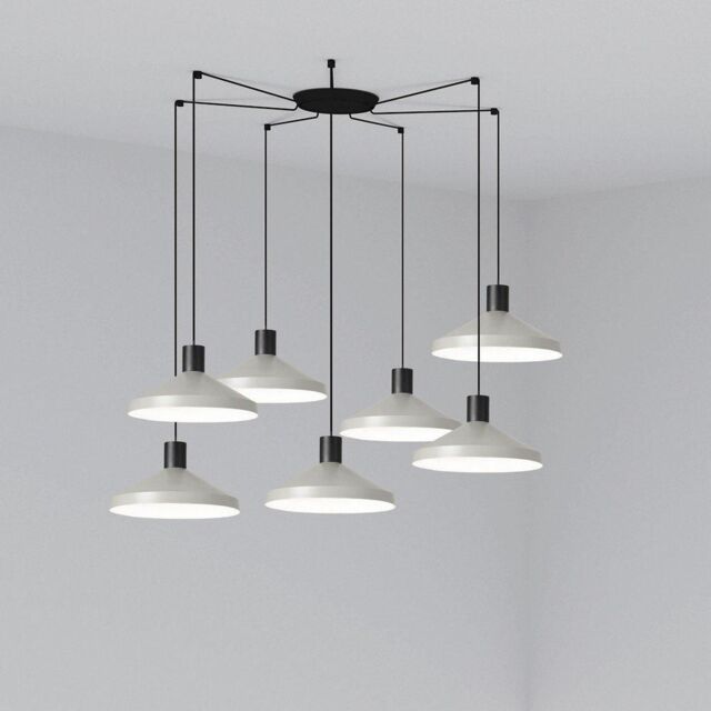 Netlighting Kombo Cluster Pendant Ceiling Light Grey E27