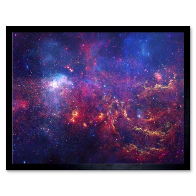Artery8 Hubble Space Telescope Image The Great Observatories Examine The Galactic Center Region Of Milky Way Galaxy Chandra Observatory Spitzer - image 1