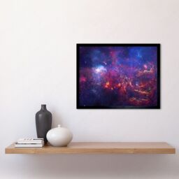 Artery8 Hubble Space Telescope Image The Great Observatories Examine The Galactic Center Region Of Milky Way Galaxy Chandra Observatory Spitzer - thumbnail 2